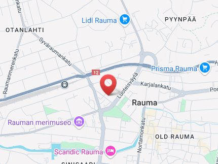 Kartta: Rauman Askarteluohjaus Oy, 26100 Rauma